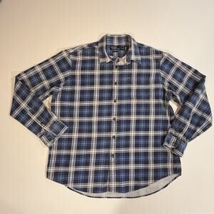 Polo Ralph Lauren Men's, Classic-Fit Long Sleeve Flannel Shirt XL Blue